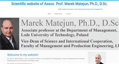 Desktop Screenshot of matejun.com